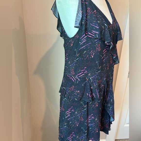 LOVE Richard Chai Tiered Fireworks Cocktail Dress Asymmetrical Size 4 (tag 6) - Picture 3 of 12